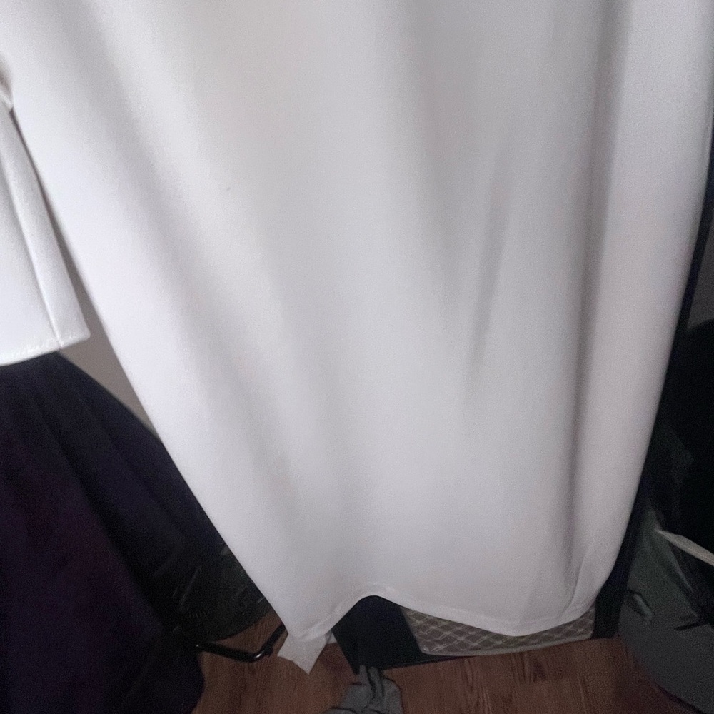 Calvin Klein Off-White V-Neck dress - Picture 13 of 15